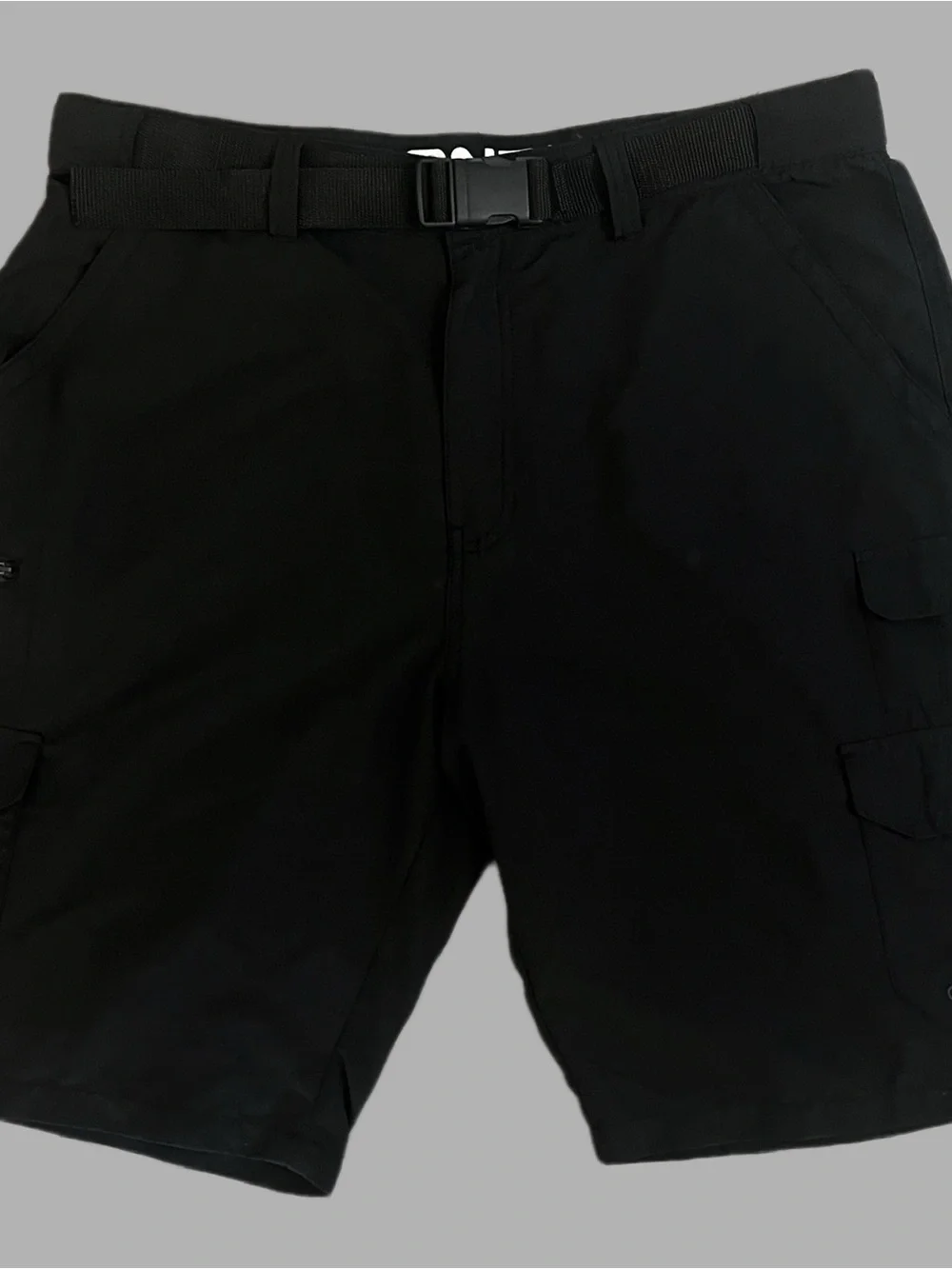Denali Men's Black Light Cargo Shorts w/ Belt Size 36